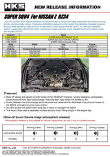 HKS SUPER SQV4 RETURN KIT PLUS RZ34 VR30DDTT | 71008-AN030V
