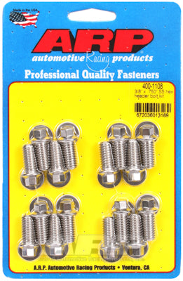 ARP 3/8 x 0.750 SS Hex Header Bolt Kit (16)