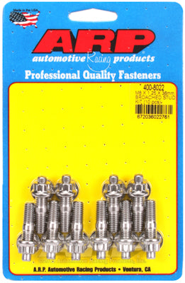 ARP M8 x 1.25 x 38mm Broached 10 Piece Stud Kit