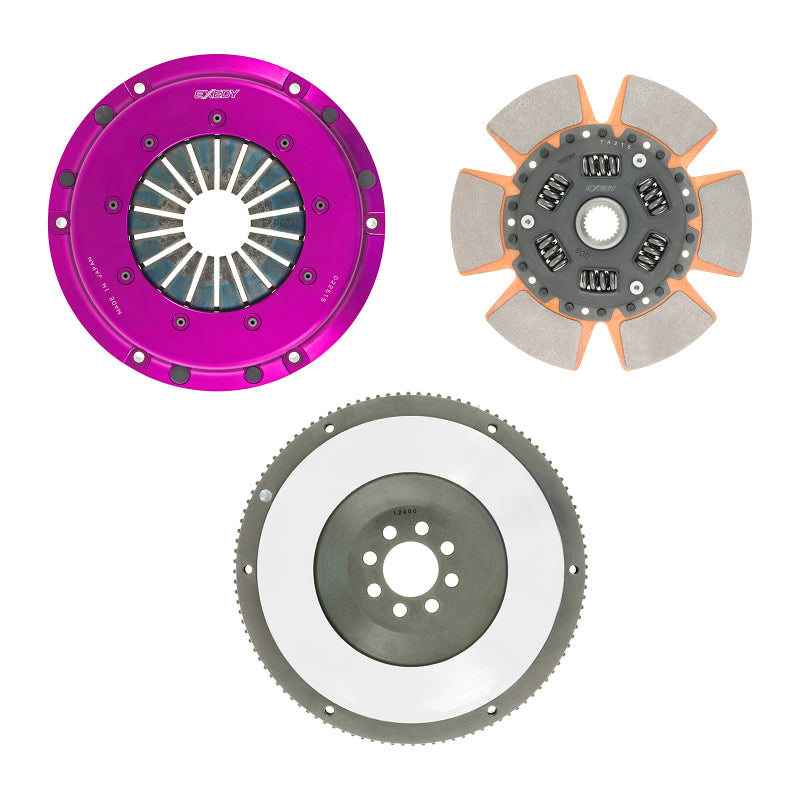 Exedy 1989-1994 Nissan 240SX Hyper Single Clutch Sprung Center Disc Push Type Cover | NH01SD1