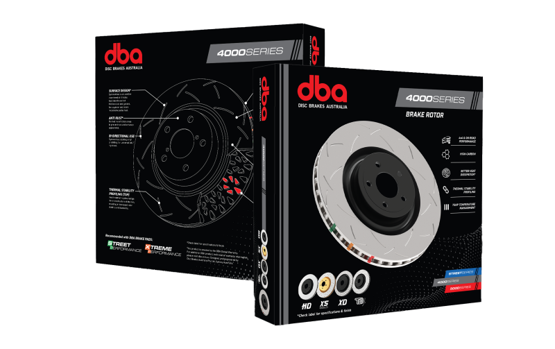 DBA 2012 Toyota 4Runner/11-12 FJ Cruiser Front Slotted 4000 Series Rotor