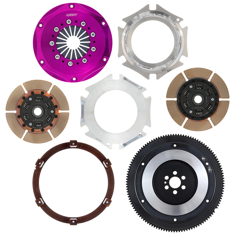 Exedy 1989-1993 Nissan Skyline GTR L6 Hyper Twin Cerametallic Clutch Sprung Center Disc Push Type | NM032SD