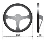 Sparco Strwhl 345 Leather Black