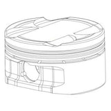 CP Piston & Ring Set for Honda K24 w/ K20A/A2 - Bore 90.00mm - +3.0mm Size - Compression Ratio 12.5