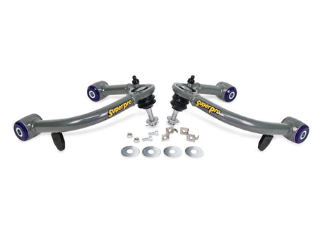 SuperPro TRC6715E front upper control arm set for Toyota Land Cruiser GX550 Tacoma 4Runner