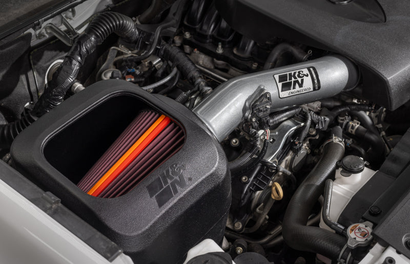 K&N 70-9039 Tacoma 3.5L V6 Cold Air Intake with Heat Shield and Aluminum