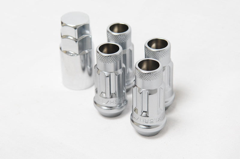 Wheel Mate 14x1.50 Monster Lug Satin Silver Locking Lug Nut