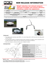 HKS Hi-Power SPEC-L2 CZ4A 4B11 | 31019-AM111