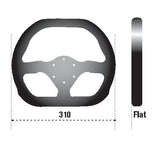 Sparco Strwhl 310X260 Suede Black
