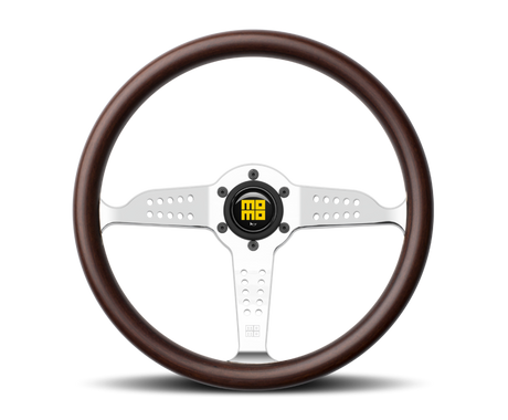 Momo Super Grand Prix Steering Wheel 350mm Mahogany Wood/Pol Spokes