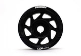 Perrin 93+ Impreza (WRX/STi) Crank Pulley - Black (w/AC)