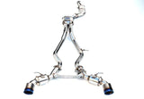 Invidia 2019+ Toyota Supra Dual N1 w/ Valve Rolled Titanium Tip Cat-back Exhaust