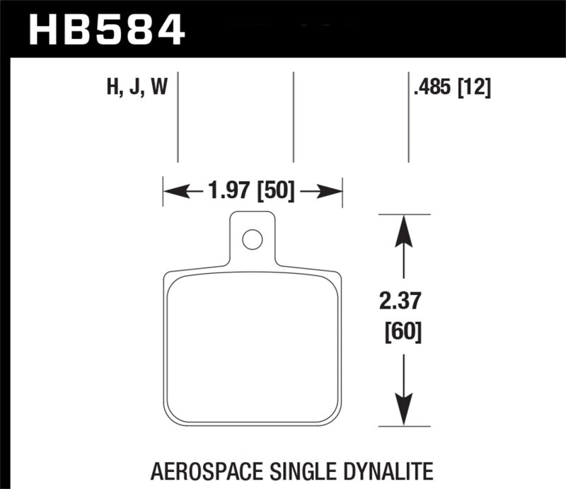 Hawk HPS Street Brake Pads | HB584F.485