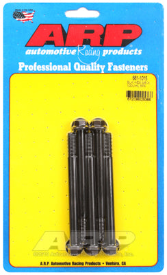 ARP M8 Bolt x 1.25 x 100 x 10mm Wrenching Black Oxide Hex Bolts (5/pkg)