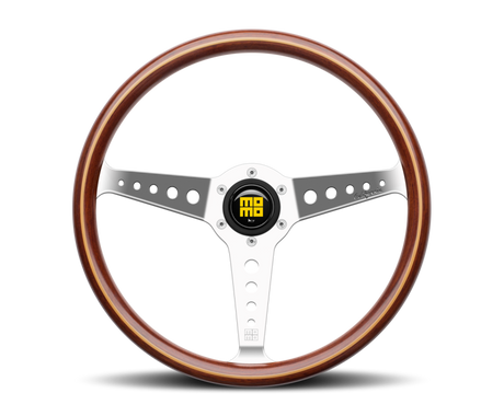 Momo California Wood Steering Wheel 360mm Mahogany Wood/Pol Spokes