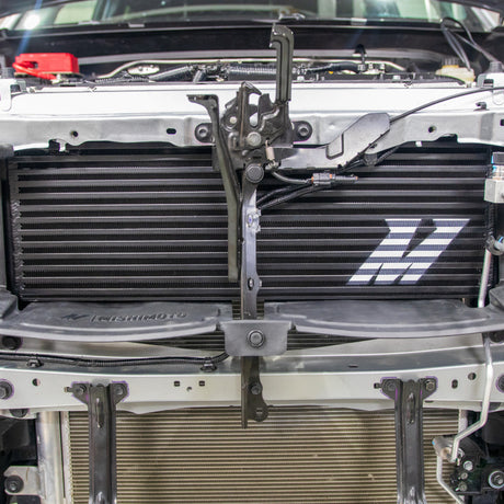 Mishimoto black intercooler kit installed on 2024 Toyota Tacoma 2.4L Turbo Front View