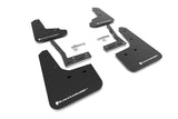 Black Rally Armor UR mud flaps with white logos for 2026 Subaru Trailseeker