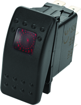 DragonFire Racing Lighted Switch On/Off Rocker Switch Red Lite