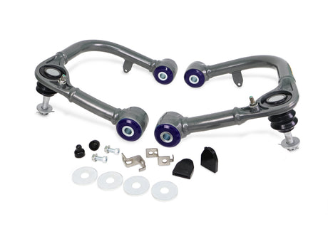SuperPro TRC6715E fixed offset upper control arms gunmetal grey