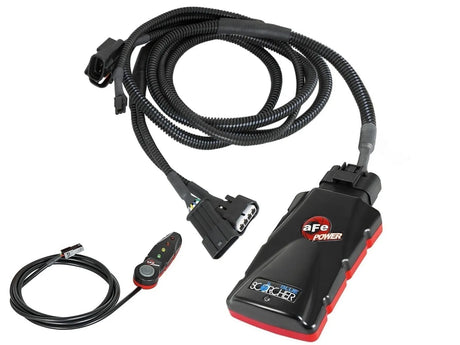 aFe SCORCHER BLUE Bluetooth power module for Toyota Tundra and Sequoia i-FORCE MAX hybrid with harness