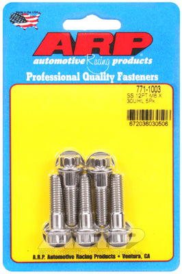 ARP M8 x 1.25 x 30 12pt SS Bolts (5/pkg)