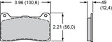 Wilwood Pad Set BP-40 7812 Dynapro Dynalite-w/Bridge Bolt - .49 Thick