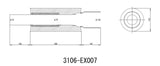 HKS Universal SS Hi-Power Muffler (120mm tip / 75mm piping) | 3106-EX007