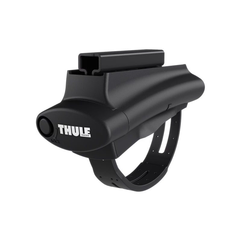 Thule oversized raised rail roof rack feet black
