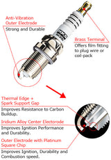 HKS 08 Lancer Evolution GSR/MR M-Series Spark Plug (Heat Range 9) Qty 1 Plug | 50003-M45XL