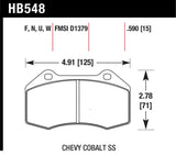 Hawk 07-10 Chevy Cobalt w/Brembo Front Calipers DTC-30 Front Race Pads