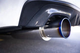 GReddy Titanium Trust PE-TR Tip L 110MM x 115MM - Titanium Burnt Finish
