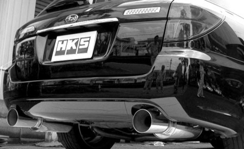 HKS 05-07 Subaru Legacy GT Silent Hi-Power Dual Exhaust | 31019-AF019