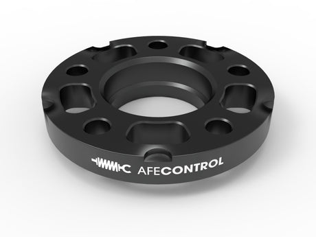 aFe CONTROL billet aluminum hub centric wheel spacer close up