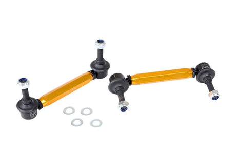 Whiteline adjustable rear sway bar end link assembly kit for Lexus ES300 and Toyota Camry performance suspension.