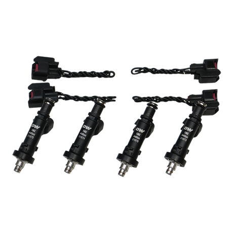 DeatschWerks 18U-04-0450-4 450cc injectors for Honda Acura B D F H Series