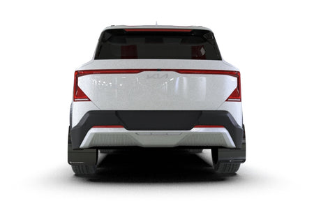 Rally Armor UR polyurethane mud flap kit installed on 2027 Kia EV5