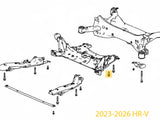 OEM Honda 90163-TGH-A01 subframe bolt and washer 14x45 2023-2026 HR-V Diagram