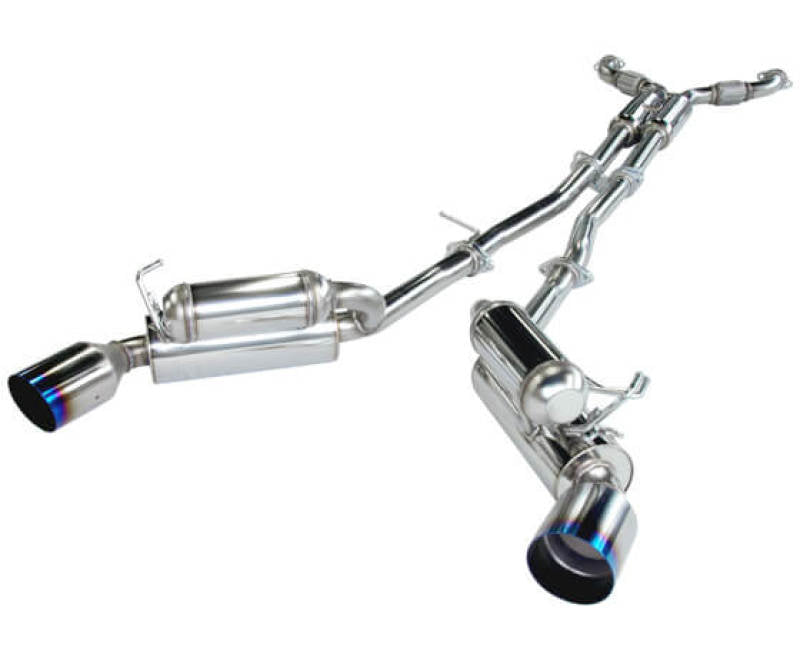 HKS 03-07 G35 Dual Hi-Power Titanium Tip Catback Exhaust | 32009-BN002