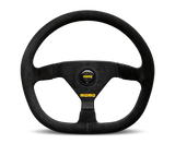 Momo MOD88 Steering Wheel 320mm Black Suede/Black Spokes