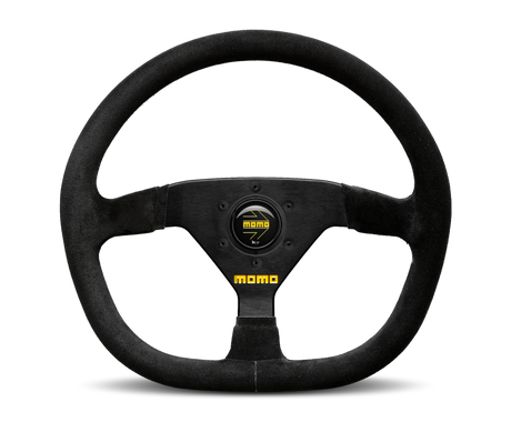 Momo MOD88 Steering Wheel 350mm Black Suede/Black Spokes