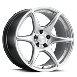Kansei K11S Tandem 18x9.5in / 5x100 BP / 22mm Offset / 73.1mm Bore - Hyper Silver Wheel