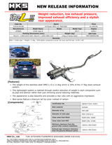 HKS Hi-Power Muffler SPEC-L2 FK8 K20C | 31019-AH106