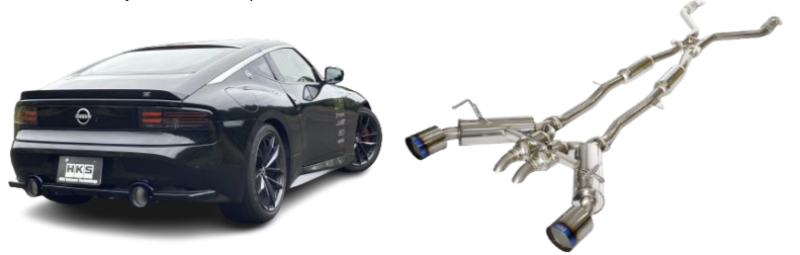 HKS FULL DUAL MUFFLER RZ34 VR30DDTT | 31014-KN002