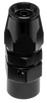 Vibrant -3AN Straight High Flow Hose End Fitting for PTFE Lined Flex Hose - Aluminum