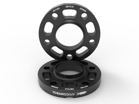 aFe CONTROL 610-502004-B 20mm BMW 5x120 72.6mm wheel spacers