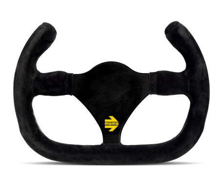 Momo MOD27/C Steering Wheel 270mm Black Suede/Black Spokes