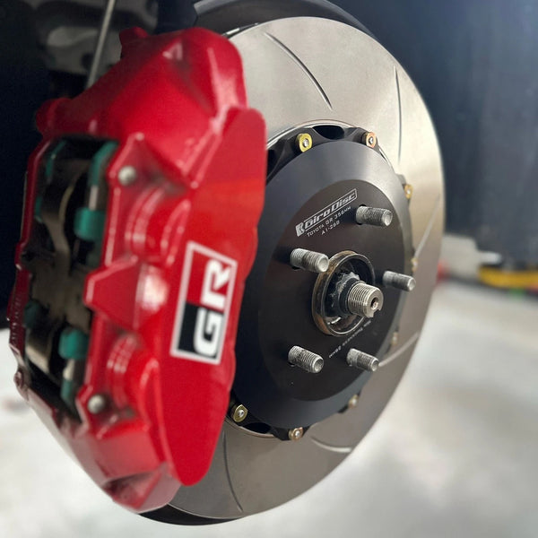 GiroDisc 2023–2026 Toyota GR Corolla Two-Piece Slotted Front Brake Rotors