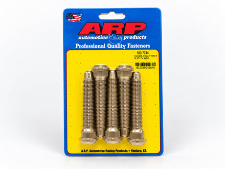 Five ARP extended M14 × 1.50 wheel studs for 2017–2021 Honda Civic Type R FK8
