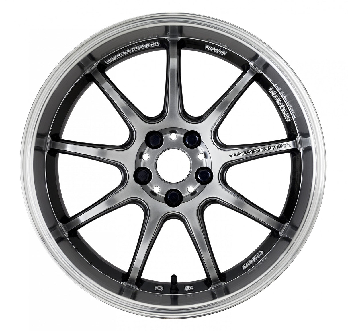 Work Emotion D9R Set of 4 GT Silver 19x8.5 ET38 5x114.3 73.30 Bore