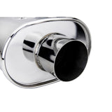 DC Sports Universal Oval Muffler 3" Inlet 3" Outlet